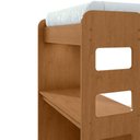 Ver imagem 3 de Beliche Solteiro Cantos Arredondados com Led Olga - Lopas Amendoa Clean