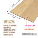 Ver imagem 3 de Piso Vinílico Clicado Régua 122x18cm 3mm