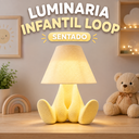 Ver imagem 1 de Luminária Infantil Loopy Sentado:Amarelo