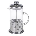 Ver imagem 1 de Cafeteira Francesa 600ml em Inox Vidro French Press Café Chá