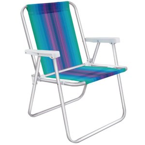 Cadeira Alta Alumínio Sortida 110kg - Mor 002101