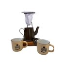 Ver imagem 2 de Kit de Café Individual Marrom e Bege Demolição Utensilios do Chef