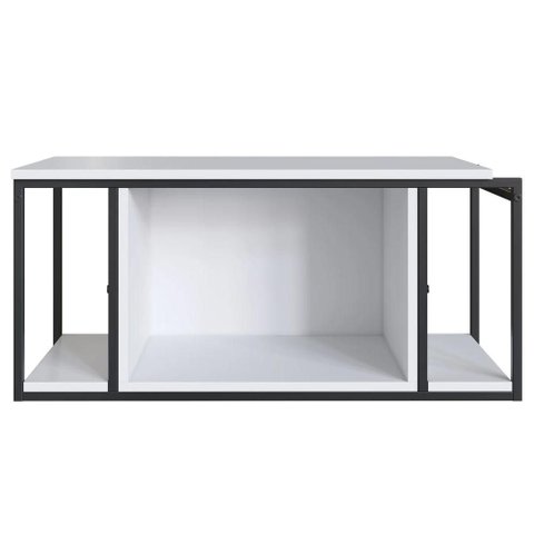 Gabinete Banheiro Suspenso 80cm Cuba Oval Ripy Branco/preto Z54 - Mpozenato