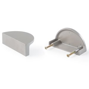 Kit 2 Puxador Armario Puxador Concha para Gaveta Puxadores Coloniais Armarios Comoda Cozinha: Prata