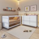 Ver imagem 1 de Conjunto Berço e Cômoda em Tampo Mdf Baby Tubbi Casatema MadeiraOriginals