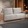 Sofá Living 3 Lugares 200cm Linho Seletto - 1