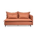 Ver imagem 3 de Sofá Modular 2 Lugares Braço Lateral com Pé Metal Sôma CabeCasa MadeiraOriginals Marrom Mocha Mousse