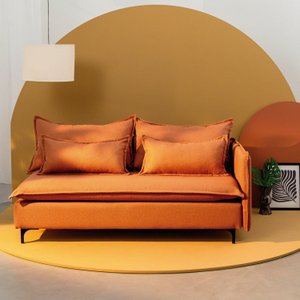 Sofá Modular 2 Lugares Braço Lateral com Pé Metal Sôma CabeCasa MadeiraOriginals