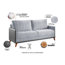 Ver imagem 5 de Sofá Living 3 Lugares 200cm Linho Seletto