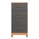 Ver imagem 2 de Cômoda para Quarto 4 Gavetas Mobi 105x50x40 Cm