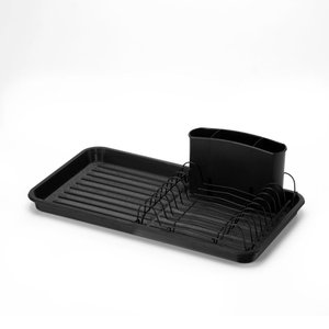 Escorredor de Louças Bancada Pia Preto Black 8 Pratos