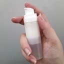 Ver imagem 3 de 4 Frasco Porta Creme Válvula Pump 30ml Para Viagem Não Vaza
