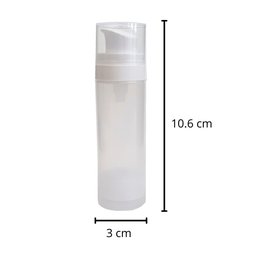 4 Frasco Porta Creme Válvula Pump 30ml Para Viagem Não Vaza - 5
