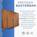 Ver imagem 7 de Guarda-Roupa Casal 6 Portas 6 Gavetas Paraty Marrom/Cinamomo