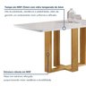 Conjunto Mesa Isadora 120cmx90cm com 4 Cadeiras Luisa Tampo Smart Plus com Vidro - 2