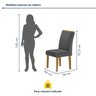 Conjunto Mesa Isadora 120cmx90cm com 4 Cadeiras Luisa Tampo Smart Plus com Vidro - 10