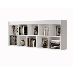 Estante/Livreiro Suspenso Com 10 Prateleiras Branco Potente - 3