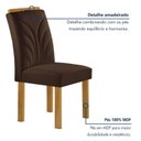 Ver imagem 5 de Conjunto Mesa Isadora 120cmx90cm com 4 Cadeiras Carolina Tampo Smart Plus com Vidro