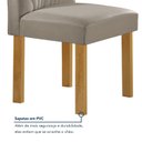 Ver imagem 7 de Conjunto Mesa Isadora 120cmx90cm com 4 Cadeiras Carolina Tampo Smart Plus com Vidro