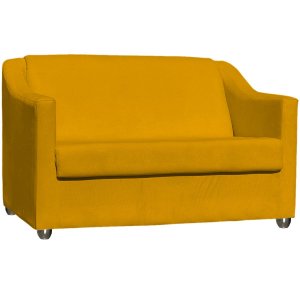 Namoradeira Decorativa para Sala Recepção Manicure Consultório Escritório Mila Suede