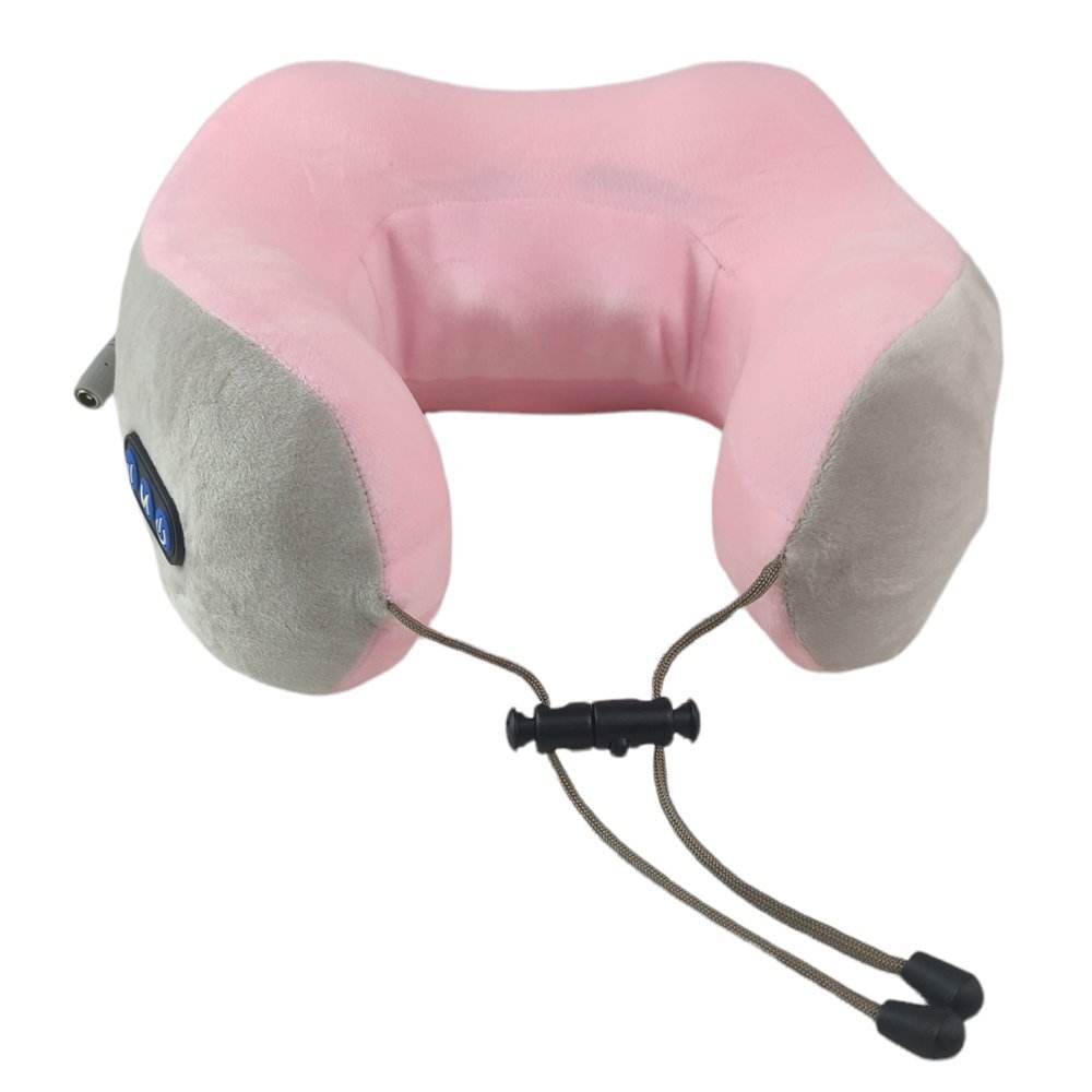 Almofada Massageadora Pescoço Descanso Travesseiro Enconsto Portatil Regulavel Alivia Estresse
