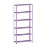 Estante Montável de Aço com 06 Prateleiras com Reforço Pandin 1,75 X 0,40 M Lilás - 1