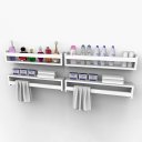 Ver imagem 2 de Prateleira Revisteiro para Cosméticos 50x12x11,5cm