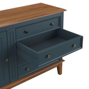 Ver imagem 3 de Cômoda 4 Gavetas + 1 Porta - Azul