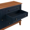 Ver imagem 6 de Cômoda 4 Gavetas + 1 Porta - Azul