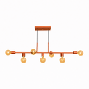 Ver imagem 1 de Pendente Ciciliano Aluminio Teto e27 7 Luzes Lumini Lab - Verniz Cobre