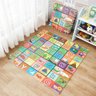 Tapete Infantil Eva 4 Placas 60x60cm – Tatame Educativo Colorido Montável para Bebês e Crianças - 2