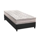 Ver imagem 1 de Cama Box Solteiro: Colchão Ortopédico Paropas D28/AG65 Master + Base CRC Suede Gray(88x188)