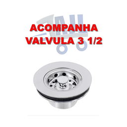 Cuba Quadrada C/ Escorredor Louça Lateral Inox Embutido + Praticidade AJL STORE - 4