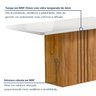 Conjunto Mesa Celeste 120cmx90cm com 4 Cadeiras Celeste Tampo Smart Plus com Vidro - 2