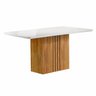Conjunto Mesa Celeste 120cmx90cm com 4 Cadeiras Celeste Tampo Smart Plus com Vidro - 11