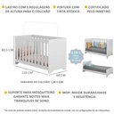 Ver imagem 4 de Berço 3 Em 1 Para Colchão 60 X 130 Cm Multimóveis Branco