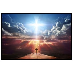 Quadro Quaresma Paixão de Jesus Cristo 60x90cm Moldura - 1