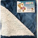 Ver imagem 3 de Cobertor Parahyba Mink Sherpa Bebê Cobertores Parahyba Cobertor Mink Sherpa Bebê Azul Marinho