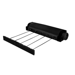 Varal Automático Rotoflex Preto com 5 Cordas de 4,1m Cada - 1