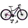 Bicicleta Aro 29 Absolute Hera Feminina Alumínio 21 Marchas Câmbios Shimano Freio a Disco Preto- - 1