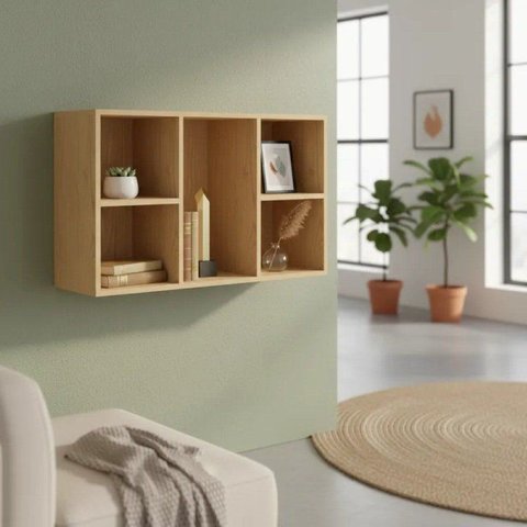 Nicho para Quarto Modulado Infinity Marrom Angelin