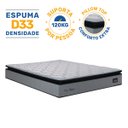 Ver imagem 5 de Cama Box Baú com Colchão de Espuma D33 Pillow Top Maxx Queen 158cm