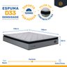 Cama Box Baú com Colchão de Espuma D33 Pillow Top Maxx Queen 158cm - 4