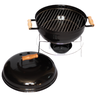 Churrasqueira Americana Bafo Redonda Carvão Portátil Camping - 2