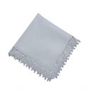 Ver imagem 1 de Guardanapo Branco com Renda 45x45cm