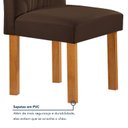 Ver imagem 7 de Conjunto Mesa Lorena 120cmx80cm com 4 Cadeiras Carolina Tampo Dakota Plus com Vidro