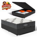 Ver imagem 2 de Cama Box Baú - Colchão Espuma D33 Ortobom Airtech 100 Casal