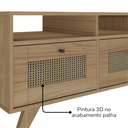 Ver imagem 5 de Mesa de Centro 2 Gavetas 91 Cm Mdf 4639 Carvalho Arly