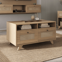 Ver imagem 1 de Mesa de Centro 2 Gavetas 91 Cm Mdf 4639 Carvalho Arly
