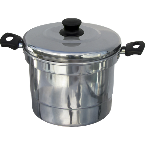 Forma Pudim Banho Maria Com Tampa Polida 5,0 Litros